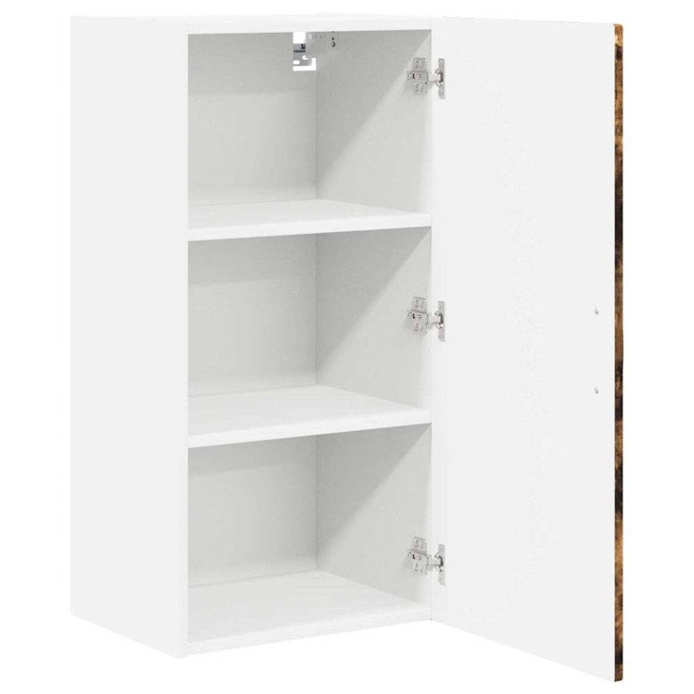Produktbild för Väggskåp PORTO Rökt ek 40 x 31 x 80 cm Konstruerat trä