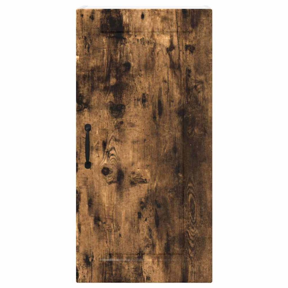 Produktbild för Väggskåp PORTO Rökt ek 40 x 31 x 80 cm Konstruerat trä