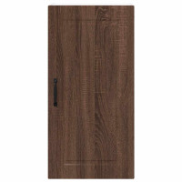 Produktbild för Väggskåp PORTO Brun Ek 40 x 31 x 80 cm Konstruerat trä