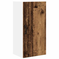 Produktbild för Väggskåp PORTO Gammalt trä 40 x 31 x 80 cm Konstruerat trä