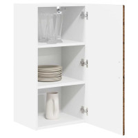 Produktbild för Väggskåp PORTO Gammalt trä 40 x 31 x 80 cm Konstruerat trä