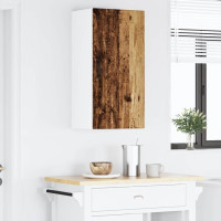 Produktbild för Väggskåp PORTO Gammalt trä 40 x 31 x 80 cm Konstruerat trä