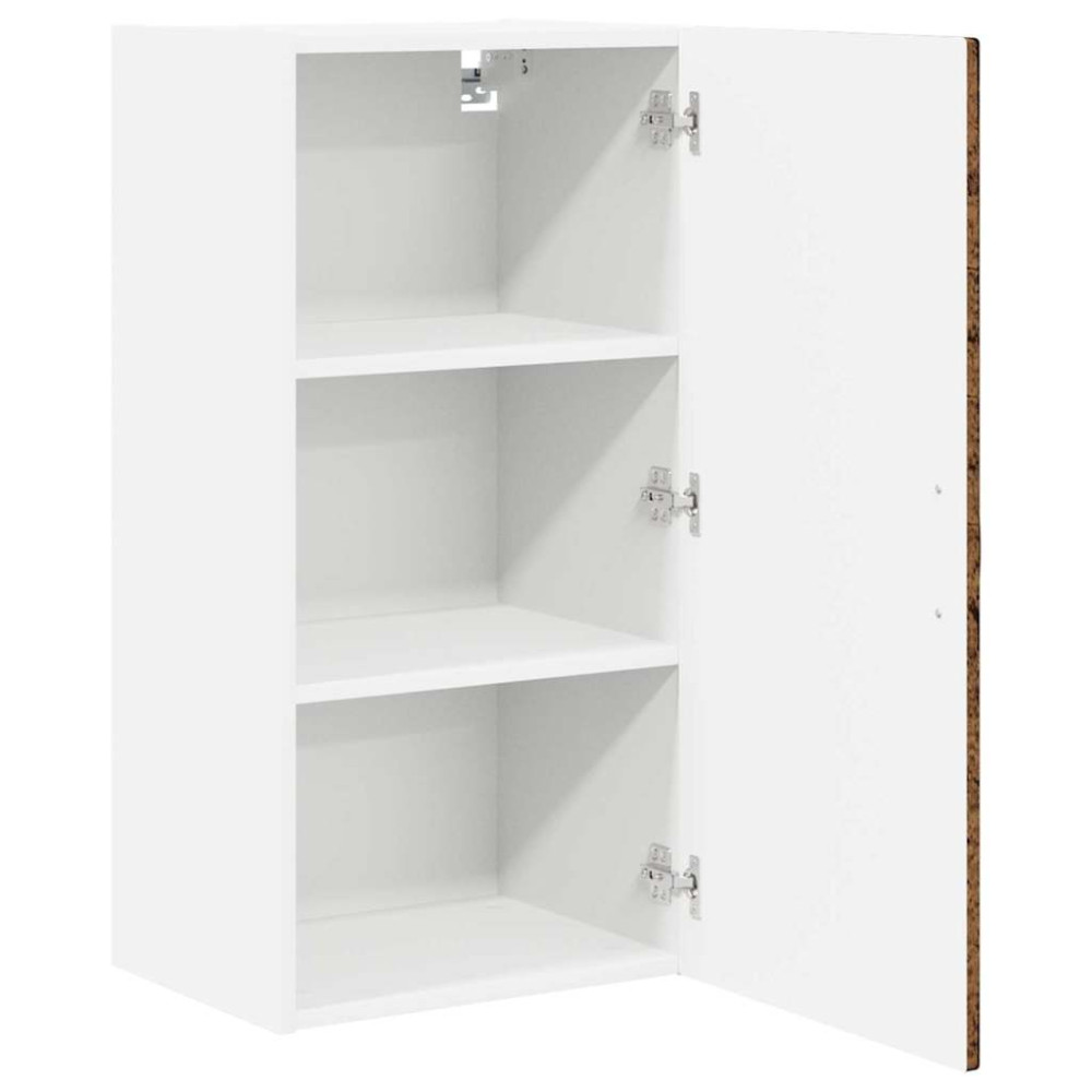 Produktbild för Väggskåp PORTO Gammalt trä 40 x 31 x 80 cm Konstruerat trä