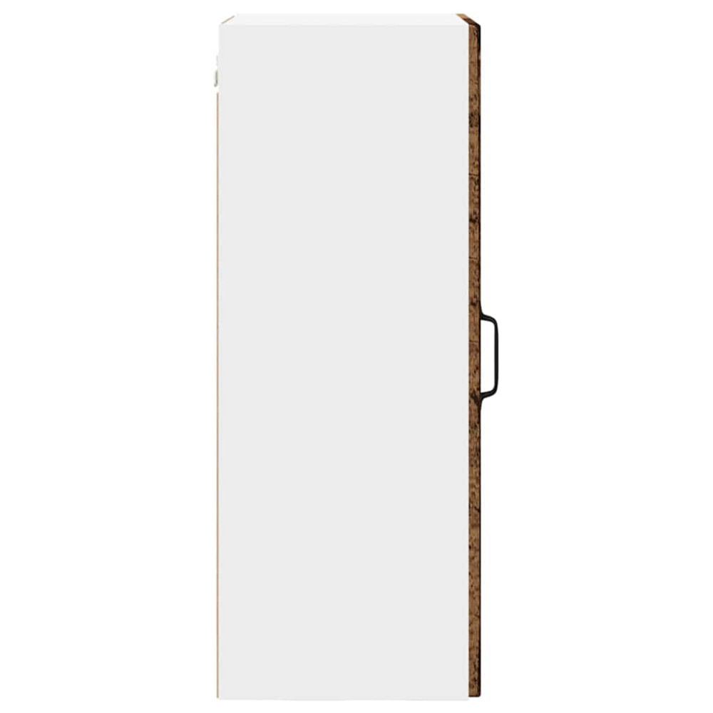 Produktbild för Väggskåp PORTO Gammalt trä 40 x 31 x 80 cm Konstruerat trä