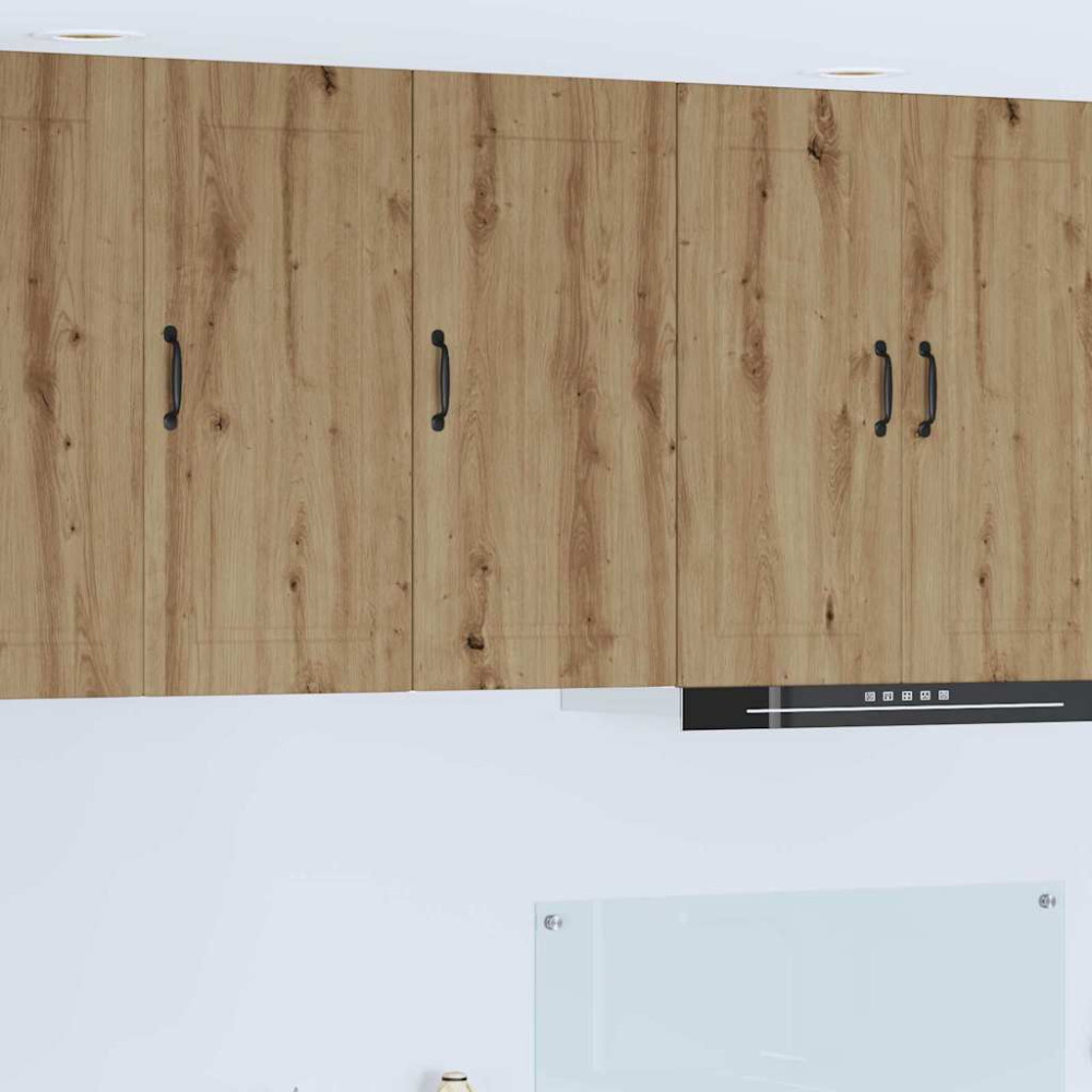 Produktbild för Väggskåp PORTO Artisan Ek 40 x 31 x 80 cm Konstruerat trä