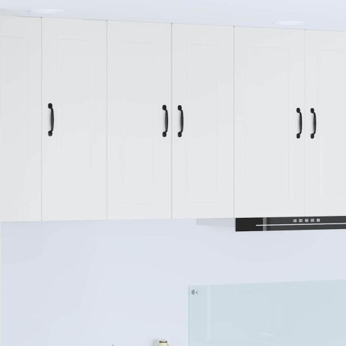 vidaXL Väggskåp PORTO Vit 60 x 31 x 80 cm Konstruerat trä