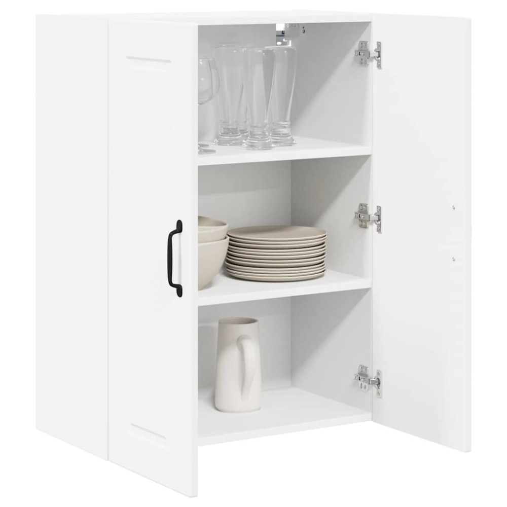 Produktbild för Väggskåp PORTO Vit 60 x 31 x 80 cm Konstruerat trä