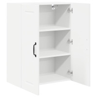 Produktbild för Väggskåp PORTO Vit 60 x 31 x 80 cm Konstruerat trä