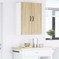 Produktbild för Väggskåp PORTO Sonoma-ek 60 x 31 x 80 cm Konstruerat trä