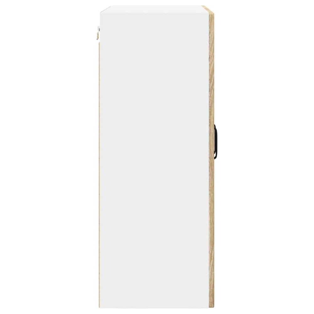 Produktbild för Väggskåp PORTO Sonoma-ek 60 x 31 x 80 cm Konstruerat trä