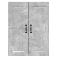 Produktbild för Väggskåp PORTO Betonggrå 60 x 31 x 80 cm Konstruerat trä