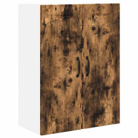Produktbild för Väggskåp PORTO Rökt ek 60 x 31 x 80 cm Konstruerat trä