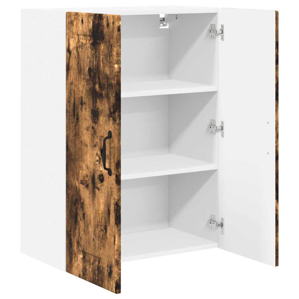 Produktbild för Väggskåp PORTO Rökt ek 60 x 31 x 80 cm Konstruerat trä