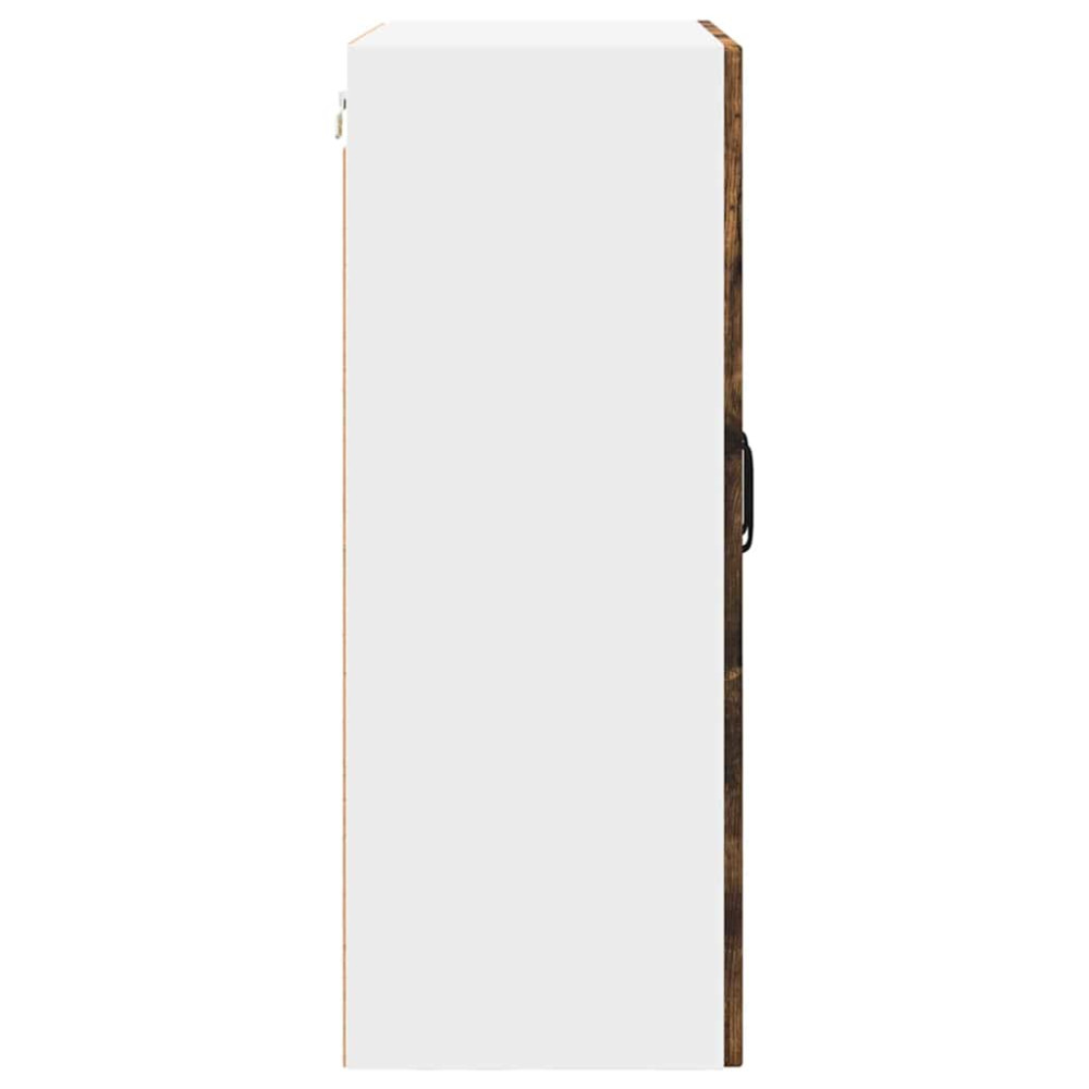 Produktbild för Väggskåp PORTO Rökt ek 60 x 31 x 80 cm Konstruerat trä