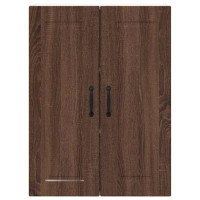Produktbild för Väggskåp PORTO Brun Ek 60 x 31 x 80 cm Konstruerat trä