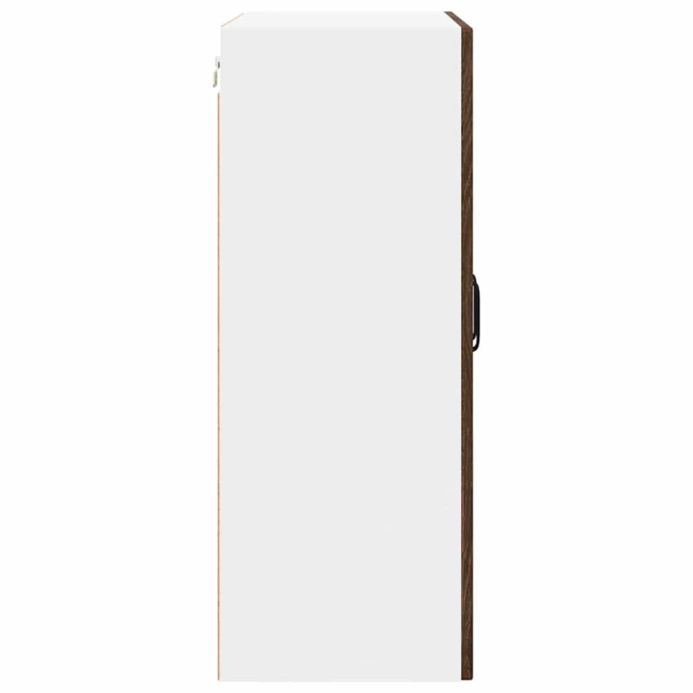 Produktbild för Väggskåp PORTO Brun Ek 60 x 31 x 80 cm Konstruerat trä