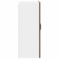 Produktbild för Väggskåp PORTO Brun Ek 60 x 31 x 80 cm Konstruerat trä