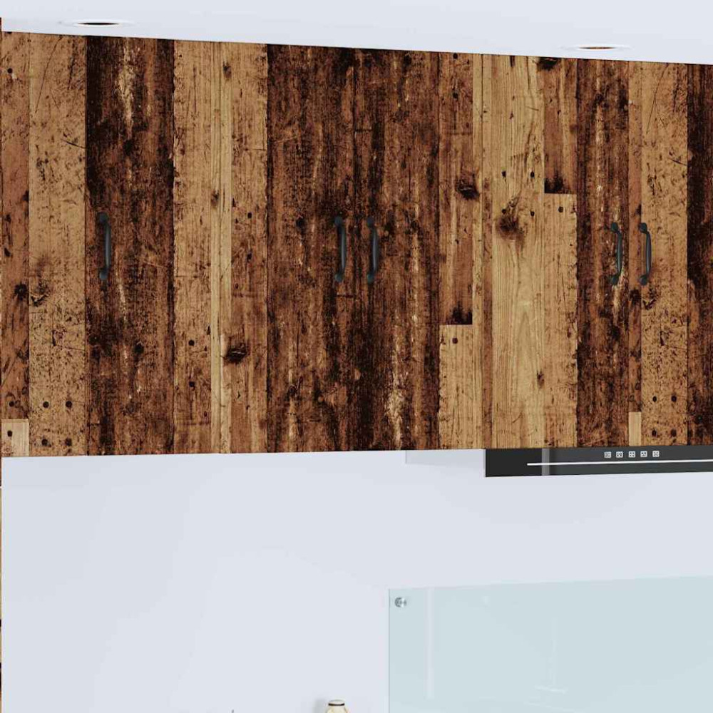 Produktbild för Väggskåp PORTO Gammalt trä 60 x 31 x 80 cm Konstruerat trä