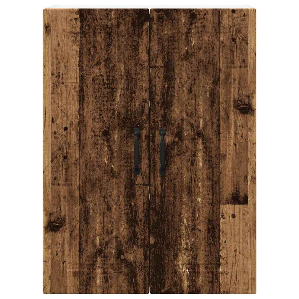 Produktbild för Väggskåp PORTO Gammalt trä 60 x 31 x 80 cm Konstruerat trä
