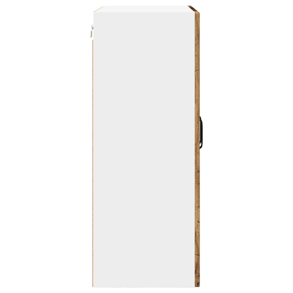 Produktbild för Väggskåp PORTO Gammalt trä 60 x 31 x 80 cm Konstruerat trä