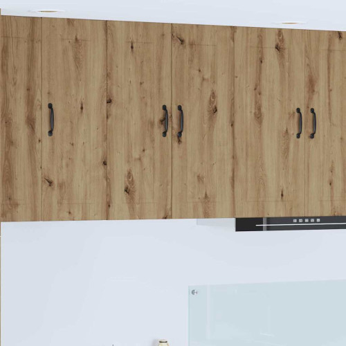 vidaXL Väggskåp PORTO Artisan Ek 60 x 31 x 80 cm Konstruerat trä