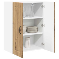 Produktbild för Väggskåp PORTO Artisan Ek 60 x 31 x 80 cm Konstruerat trä