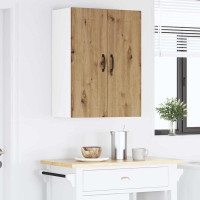 Produktbild för Väggskåp PORTO Artisan Ek 60 x 31 x 80 cm Konstruerat trä