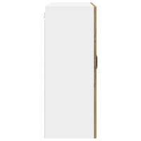 Produktbild för Väggglasförråd PORTO Artisan Ek 80 x 31 x 80 cm Konstruerat trä