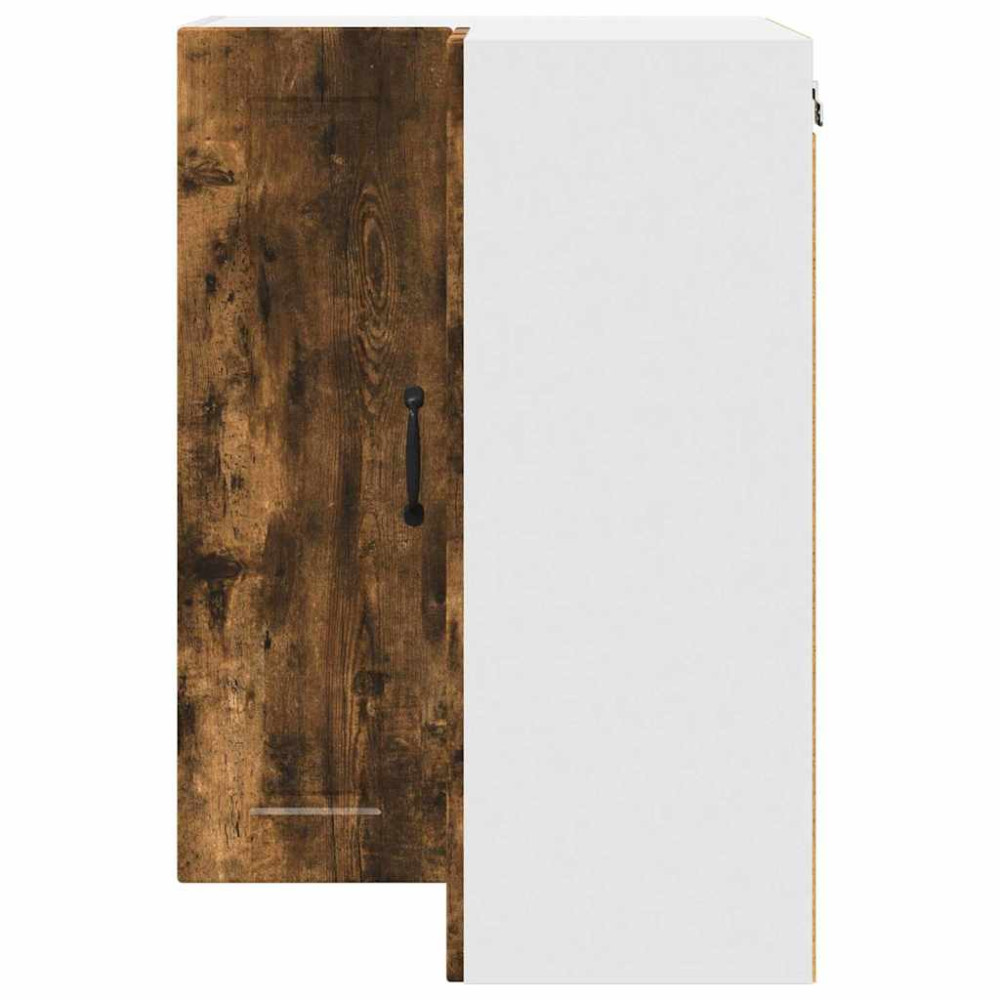 Produktbild för Vägghörnskåp PORTO Rökt ek 57 x 57 x 80 cm Konstruerat trä