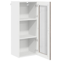 Produktbild för Väggglasförråd PORTO Brun Ek 40 x 31 x 100 cm Konstruerat trä