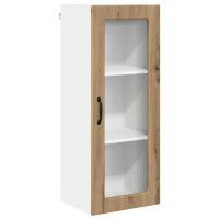 Produktbild för Väggglasförråd PORTO Artisan Ek 40 x 31 x 100 cm