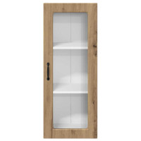 Produktbild för Väggglasförråd PORTO Artisan Ek 40 x 31 x 100 cm