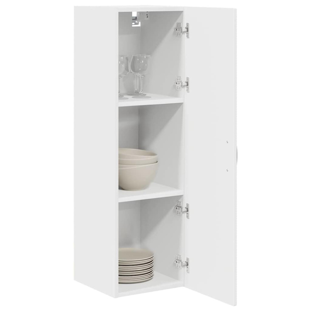 Produktbild för Väggskåp PORTO Vit 30 x 31 x 100 cm Konstruerat trä