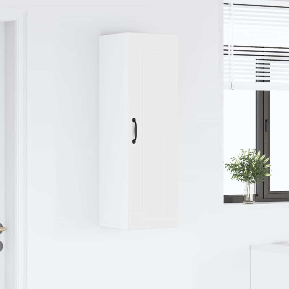 Produktbild för Väggskåp PORTO Vit 30 x 31 x 100 cm Konstruerat trä