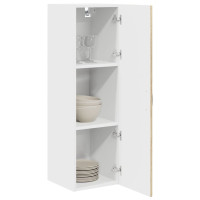 Produktbild för Väggskåp PORTO Sonoma-ek 30 x 31 x 100 cm Konstruerat trä