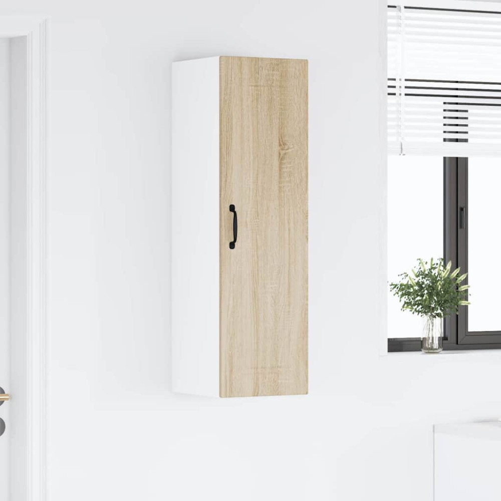 Produktbild för Väggskåp PORTO Sonoma-ek 30 x 31 x 100 cm Konstruerat trä