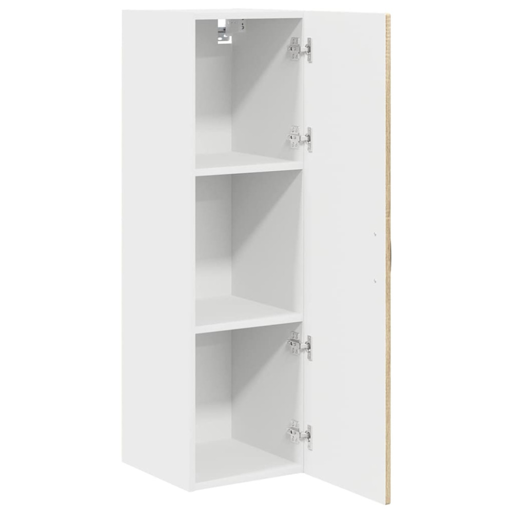 Produktbild för Väggskåp PORTO Sonoma-ek 30 x 31 x 100 cm Konstruerat trä