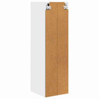 Produktbild för Väggskåp PORTO Högblanka vita 30 x 31 x 100 cm Konstruerat trä