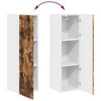 Produktbild för Väggskåp PORTO Rökt ek 30 x 31 x 100 cm Konstruerat trä
