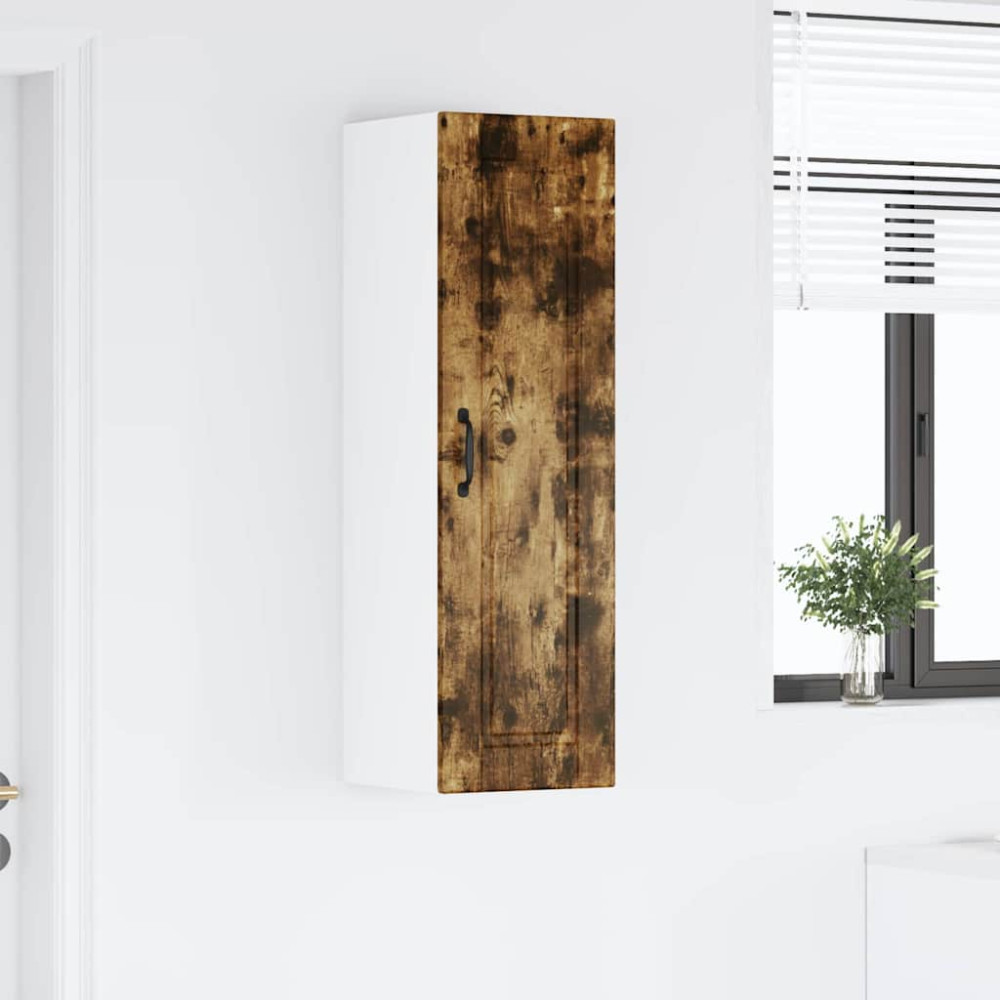 Produktbild för Väggskåp PORTO Rökt ek 30 x 31 x 100 cm Konstruerat trä
