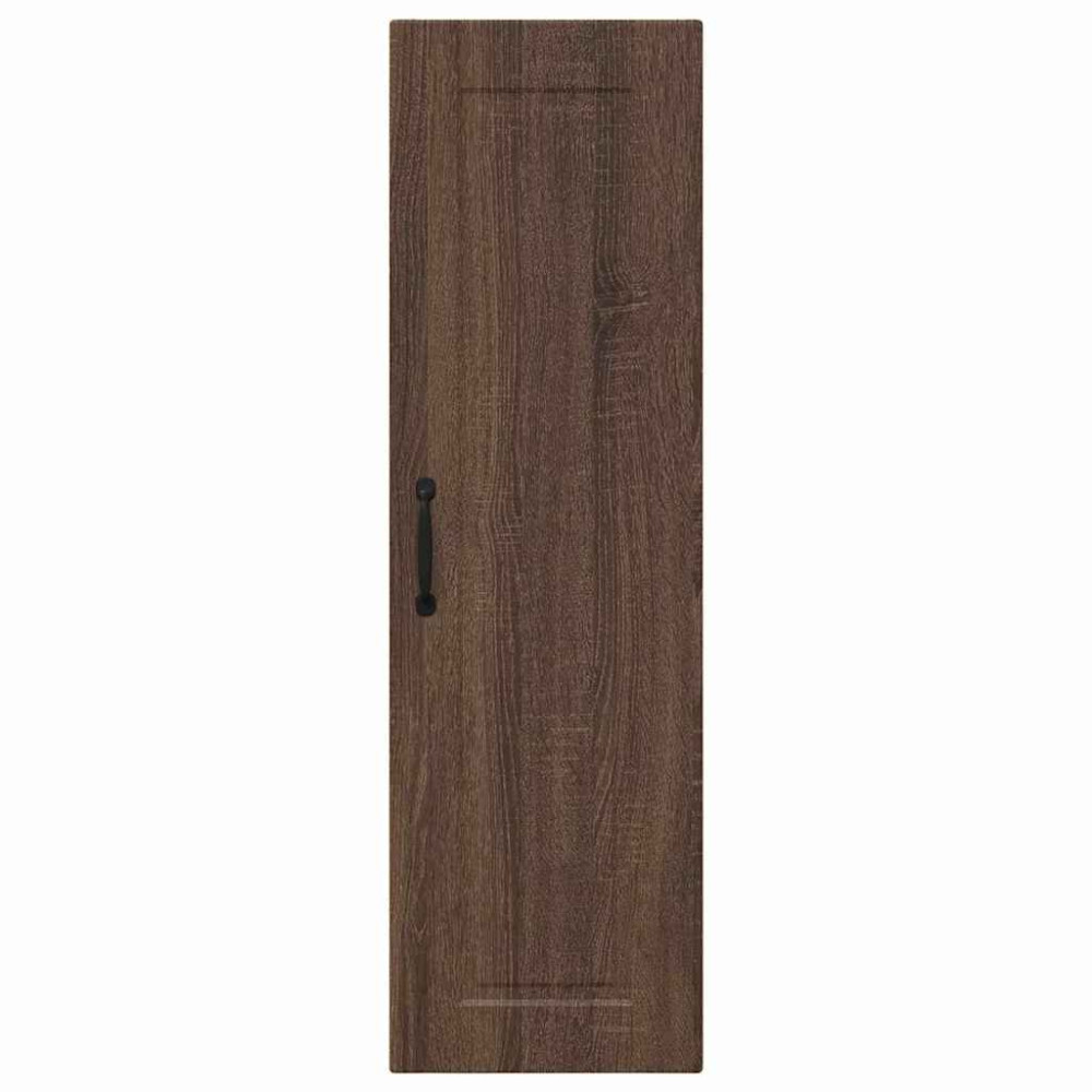 Produktbild för Väggskåp PORTO Brun Ek 30 x 31 x 100 cm Konstruerat trä