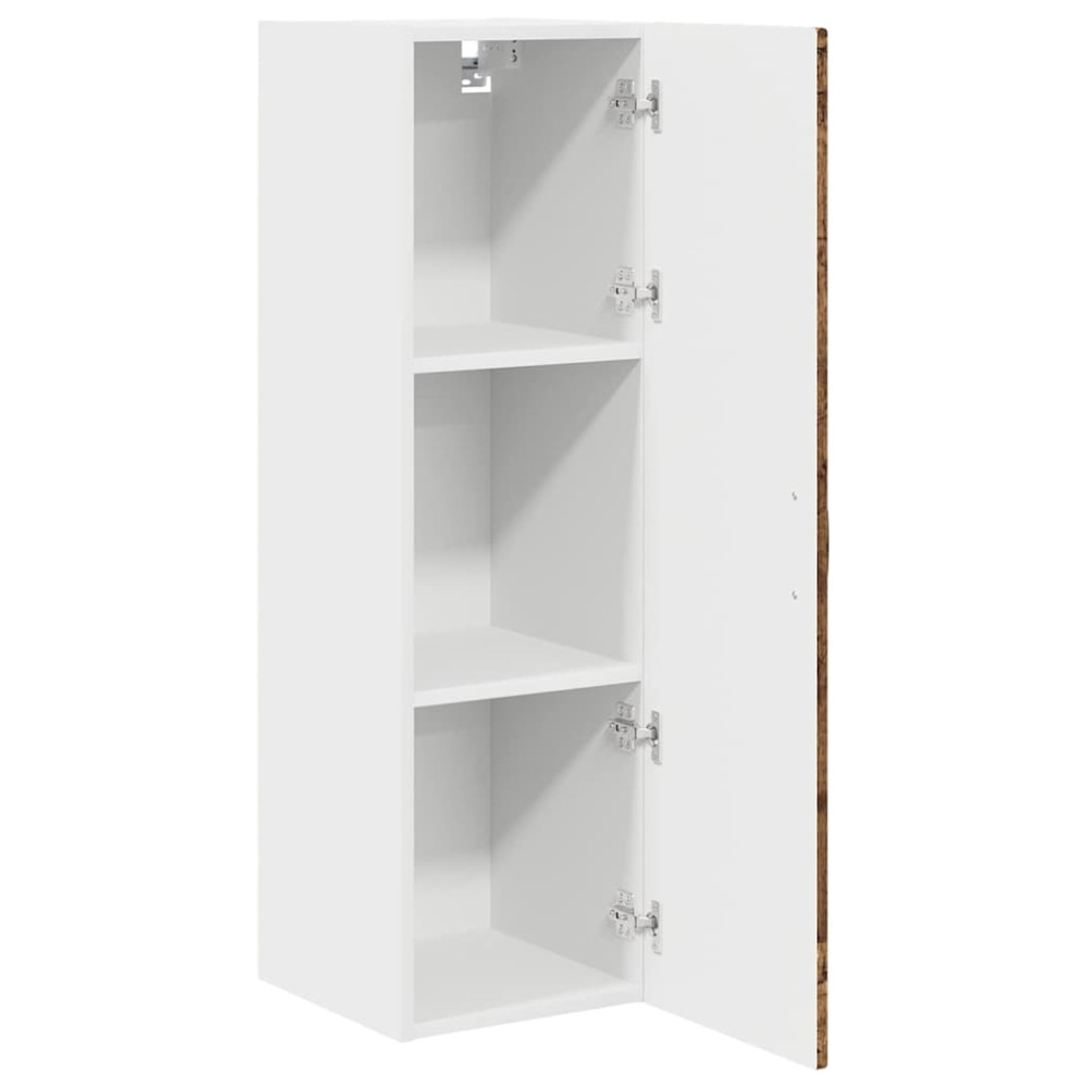 Produktbild för Väggskåp PORTO Gammalt trä 30 x 31 x 100 cm Konstruerat trä