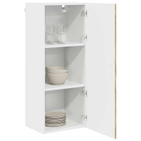 Produktbild för Väggskåp PORTO Sonoma-ek 40 x 31 x 100 cm Konstruerat trä