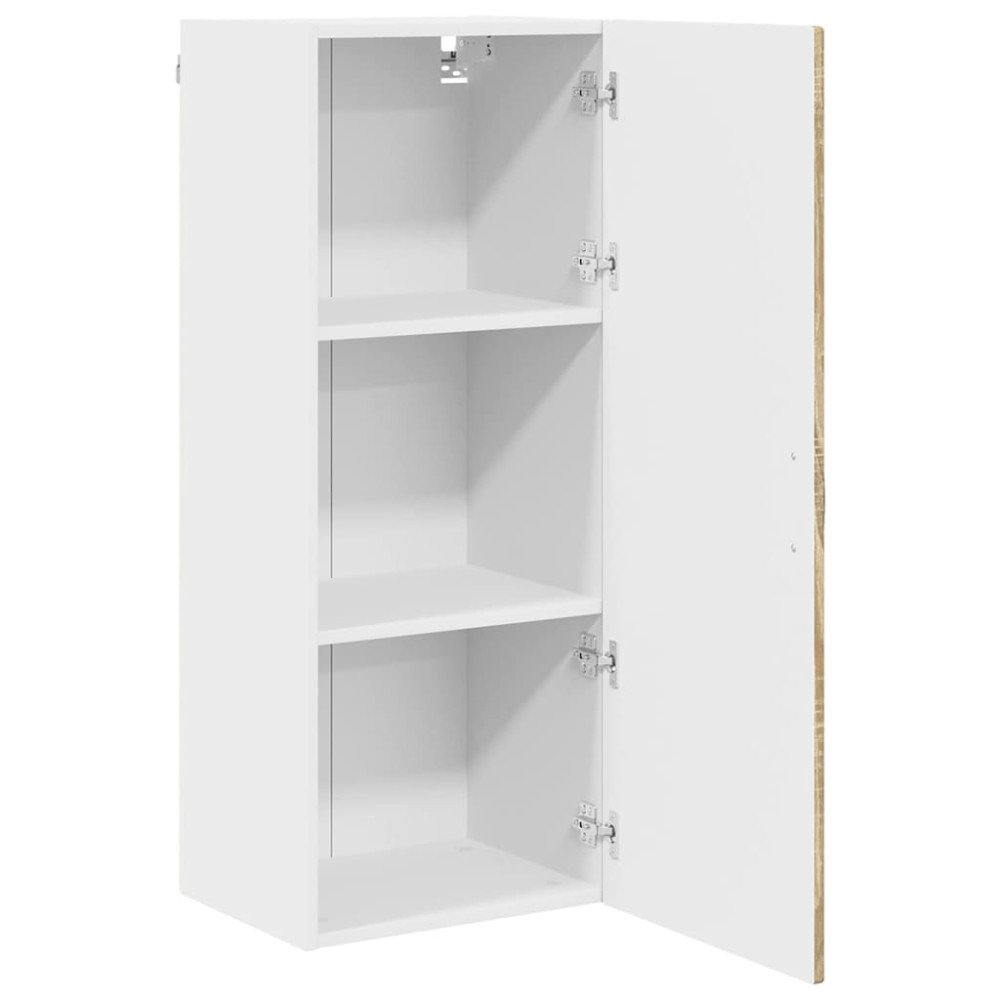 Produktbild för Väggskåp PORTO Sonoma-ek 40 x 31 x 100 cm Konstruerat trä
