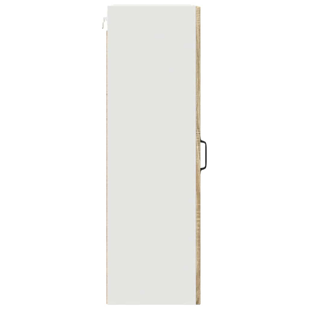 Produktbild för Väggskåp PORTO Sonoma-ek 40 x 31 x 100 cm Konstruerat trä