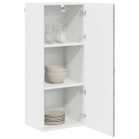 Produktbild för Väggskåp PORTO Betonggrå 40 x 31 x 100 cm Konstruerat trä