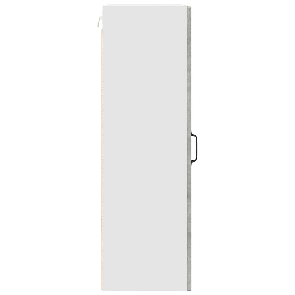 Produktbild för Väggskåp PORTO Betonggrå 40 x 31 x 100 cm Konstruerat trä