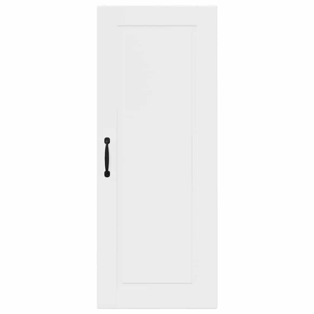 Produktbild för Väggskåp PORTO Högblanka vita 40 x 31 x 100 cm Konstruerat trä