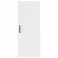 Produktbild för Väggskåp PORTO Högblanka vita 40 x 31 x 100 cm Konstruerat trä