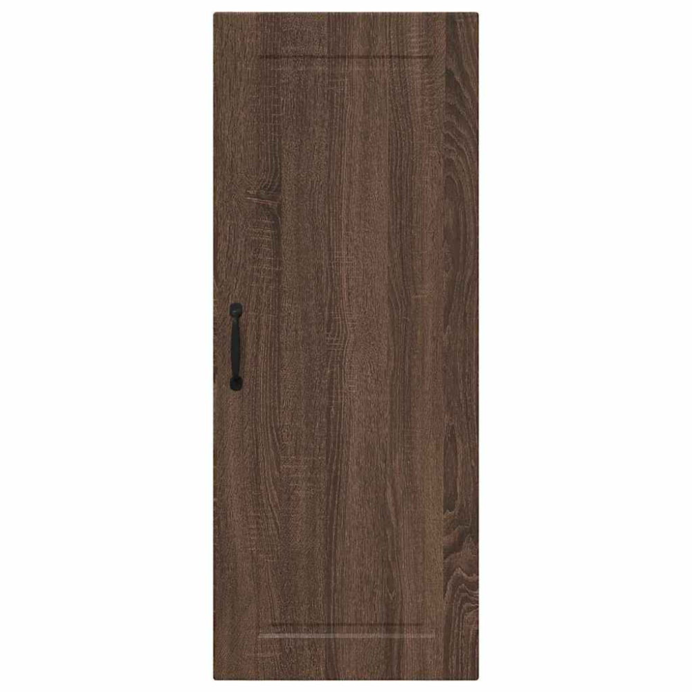 Produktbild för Väggskåp PORTO Brun Ek 40 x 31 x 100 cm Konstruerat trä
